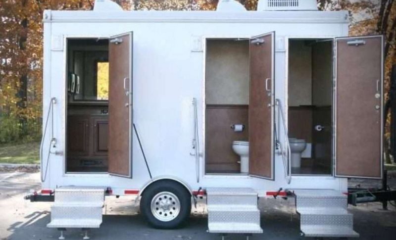 Upscale Portable restrooms by Arnold's Environmental Services Inc.