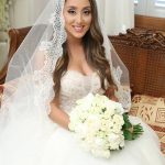 Romantic veil for Lebanon wedding