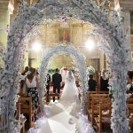 Gorgeous floral arches for wedding ceremony