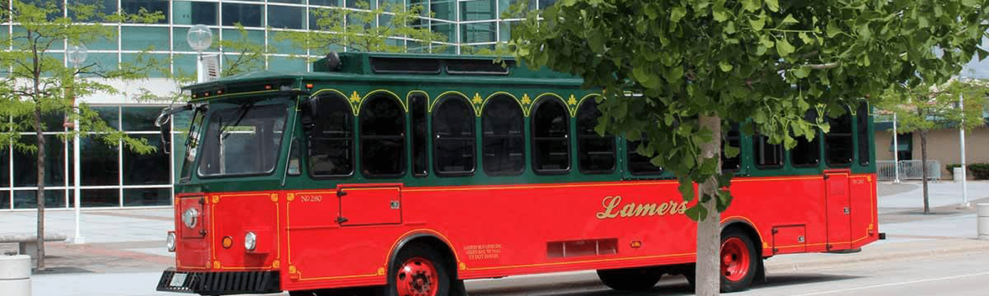 Exterior of a Lamers Trolley