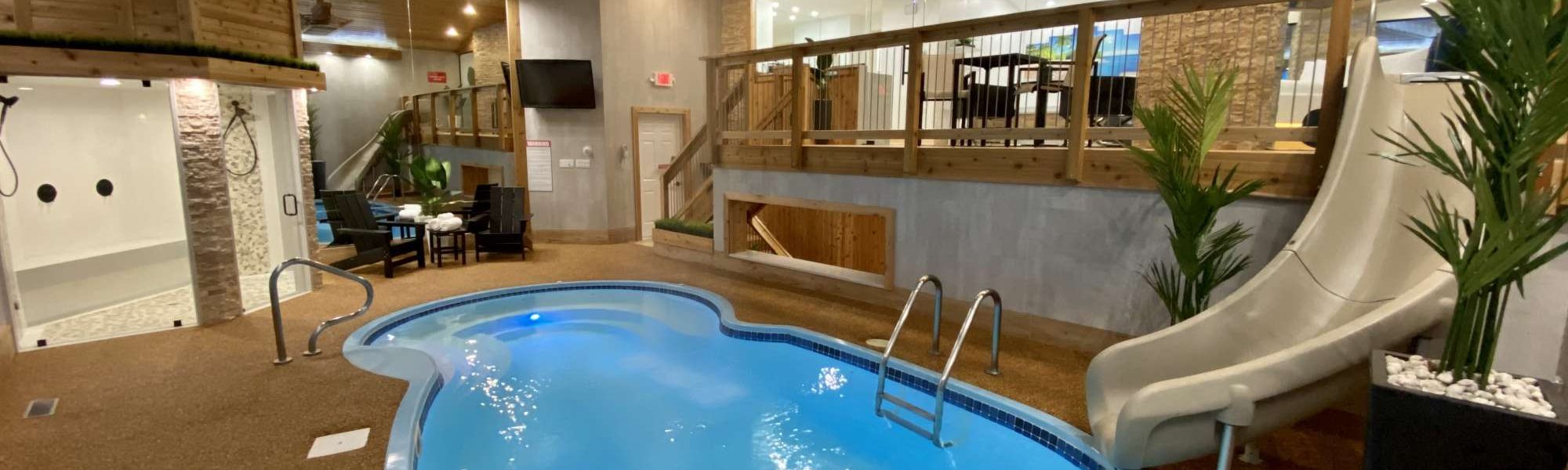 Swimming Pool Suite at Sybaris in Mequon, WI